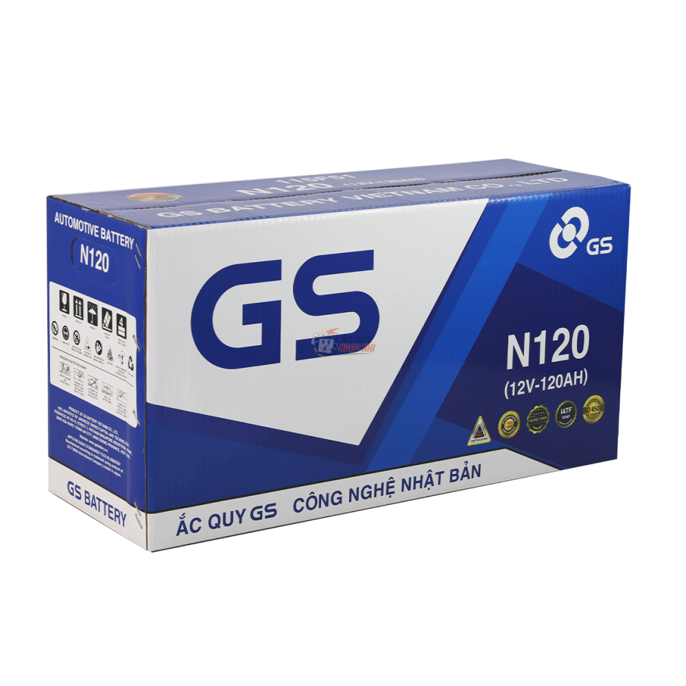 Bình GS N120 120Ah tại Ắc Quy Ngọc Nhi Gia Lai